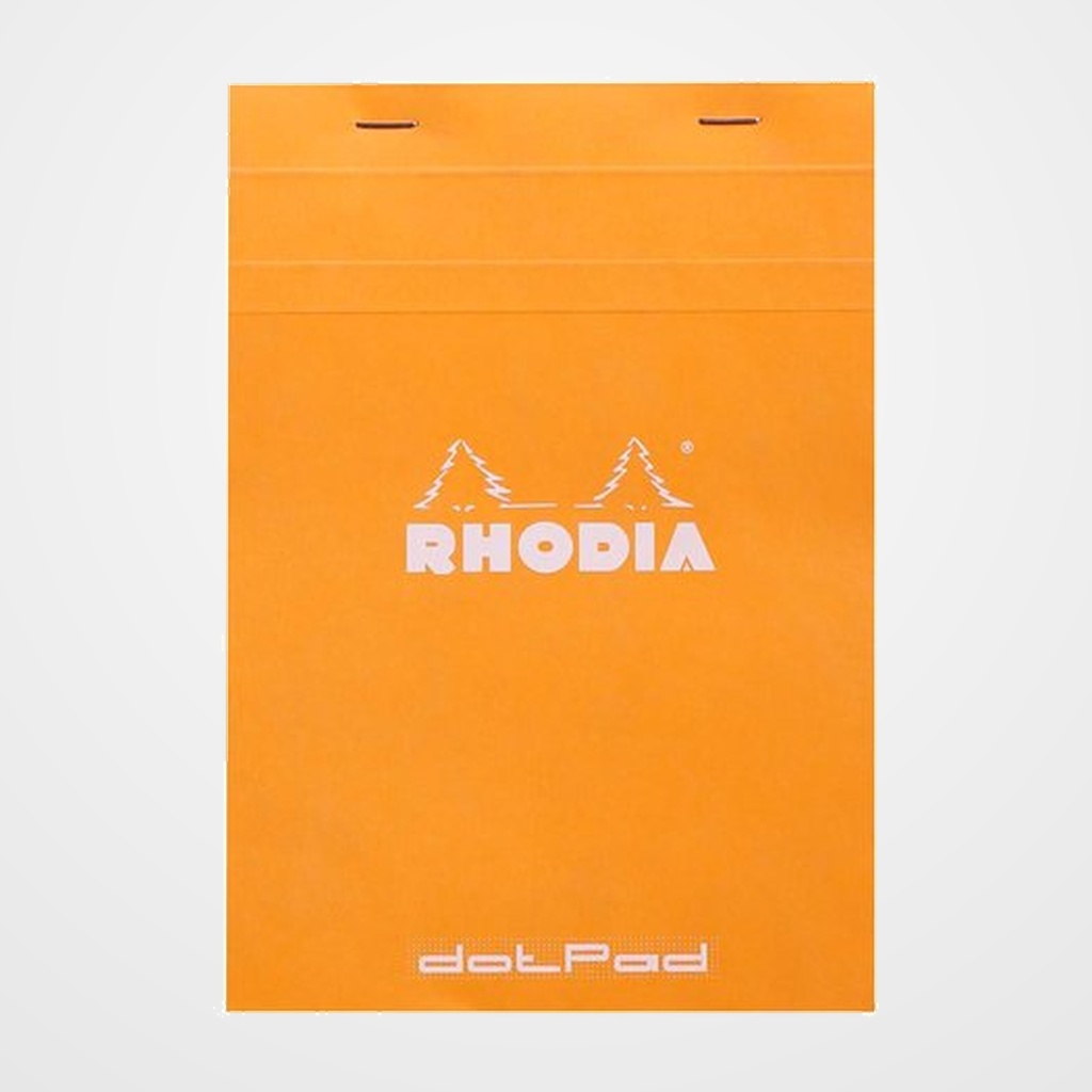 BLOC DE NOTAS CLAIREFONTAINE RHODIA TAPA BLANDA A5 80h 80g CD.5 NARANJA