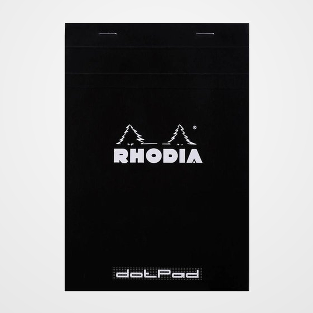 BLOC DE NOTAS CLAIREFONTAINE RHODIA TAPA BLANDA A5 80h 80g CD.5 NEGRO