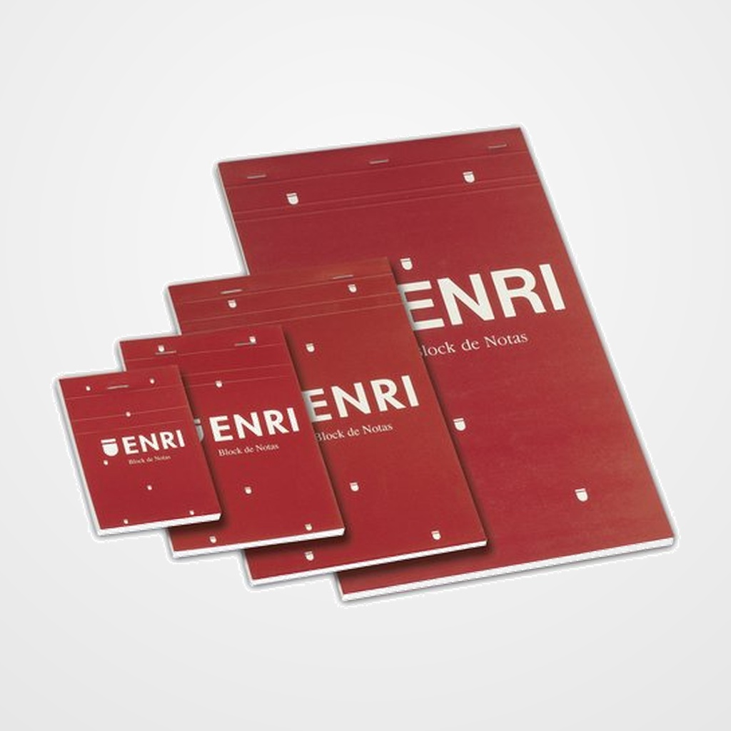BLOC DE NOTAS ENRI TAPA  A4 80h CD.4