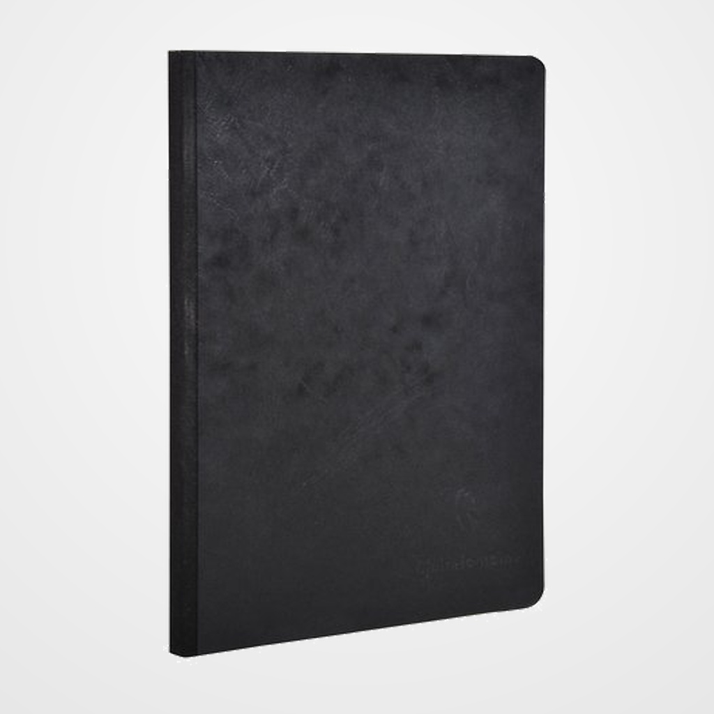 BLOC CLAIREFONTAINE ENCOLADO A5 LISO 96 HJS NEGRO