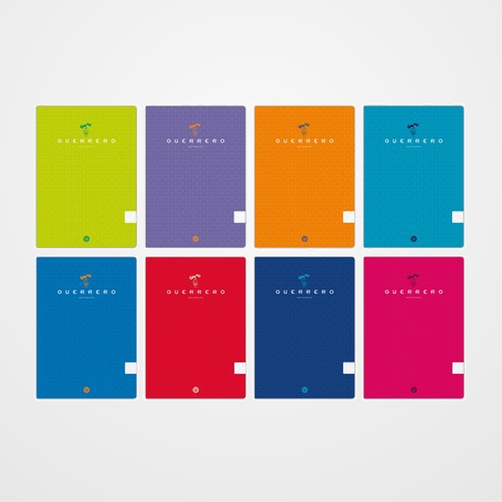 LIBRETA GUERRERO A5+ 48h 90g t.BLANDA CUADRIC.4x4 COL.SUR.