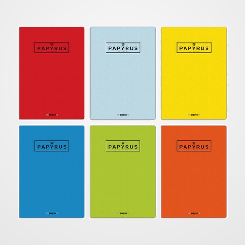 LIBRETA PAPYRUS A5+ 48h 90g GOFRADA PAUTA 2,5 COL.SUR.