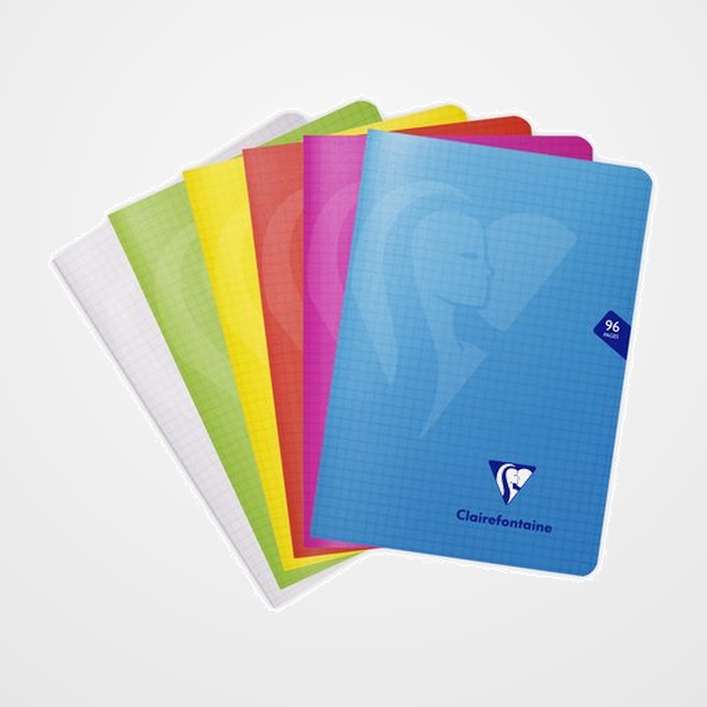 LIBRETA CLAIREFONTAINE MIMESYS POLIPROLILENO A5 48 HJS. 5X5