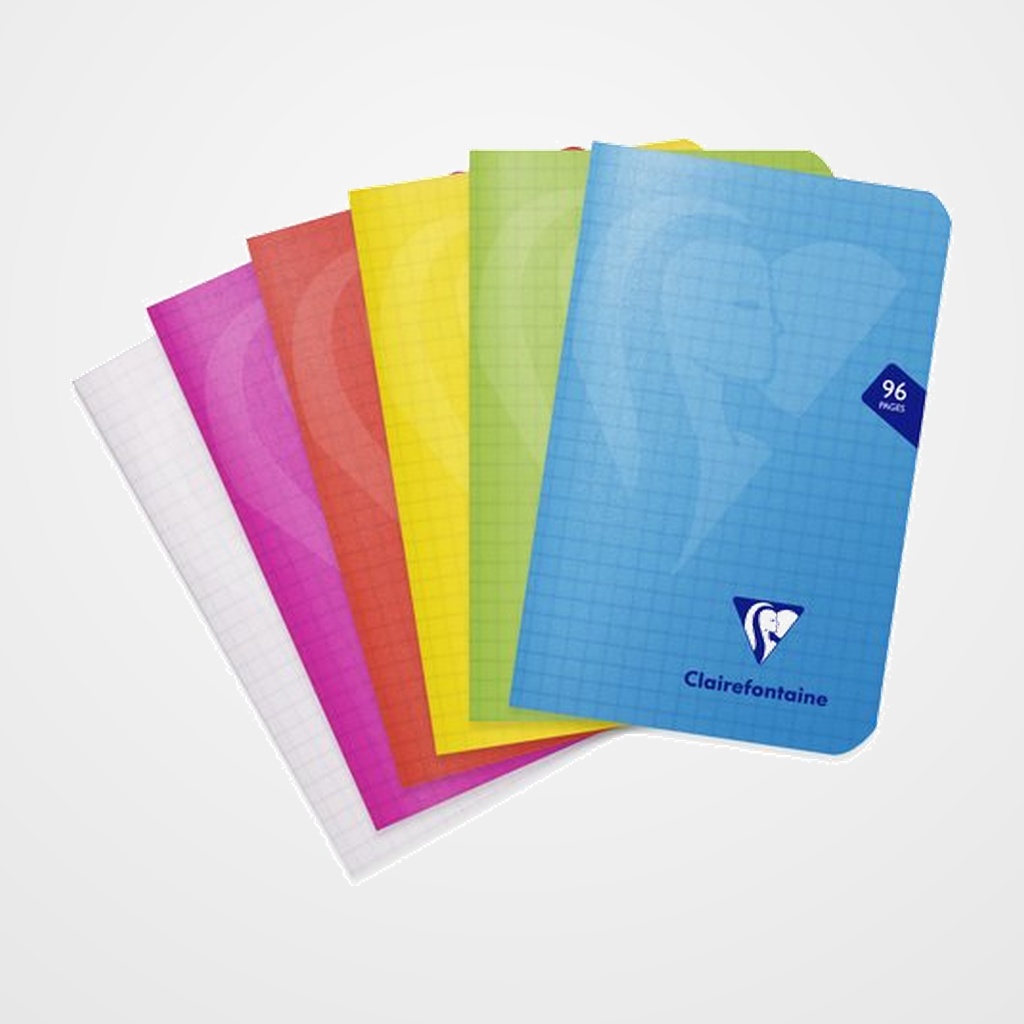 LIBRETA CLAIREFONTAINE MIMESYS POLIPROLILENO 9x14cm 48 HJS. 5X5