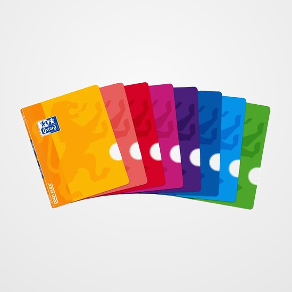 LIBRETA GRAPADA OXFORD SCHOOL OPENFLEX A5 48h LISO COL.SUR.