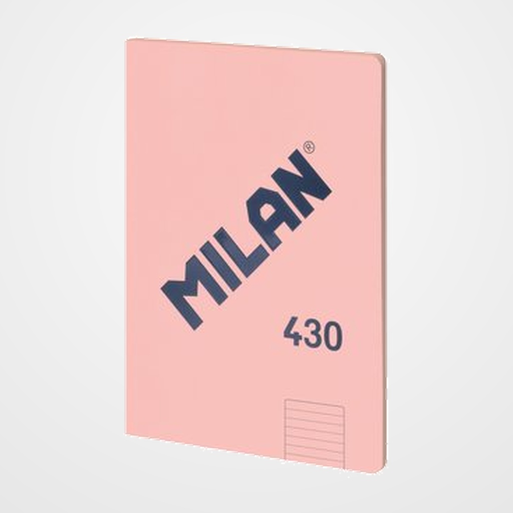 LIBRETA MILAN 430 serie 1918 A4 48h HORIZONTAL 95g ROSA