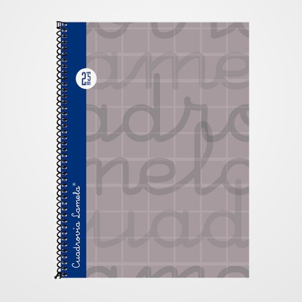 LAMELA BLOC tapa FORRADA 4º 80h CUADROVIA 2,5 mm GRIS