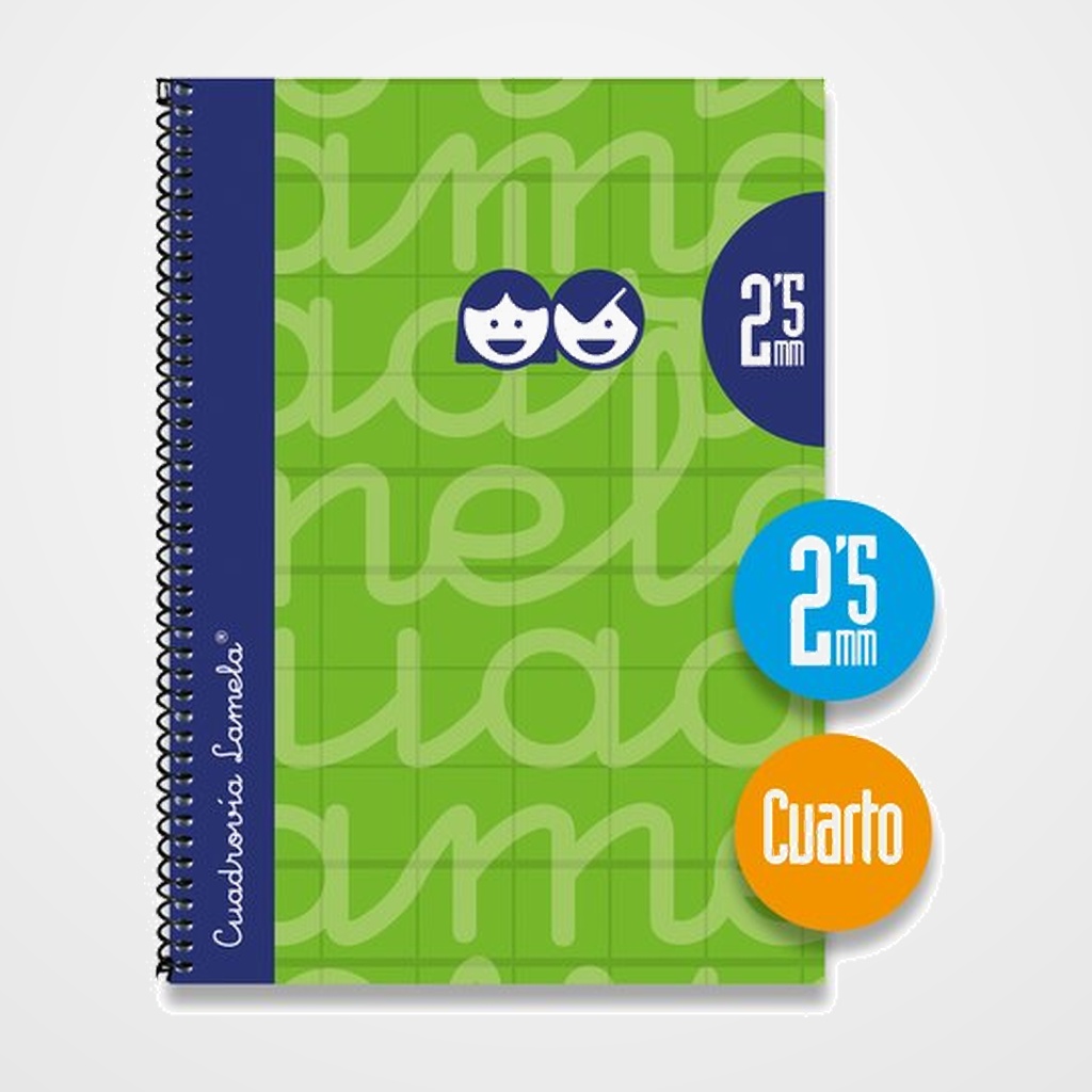 LAMELA BLOC tapa FORRADA 4º 80h CUADROVIA 2,5 mm VERDE