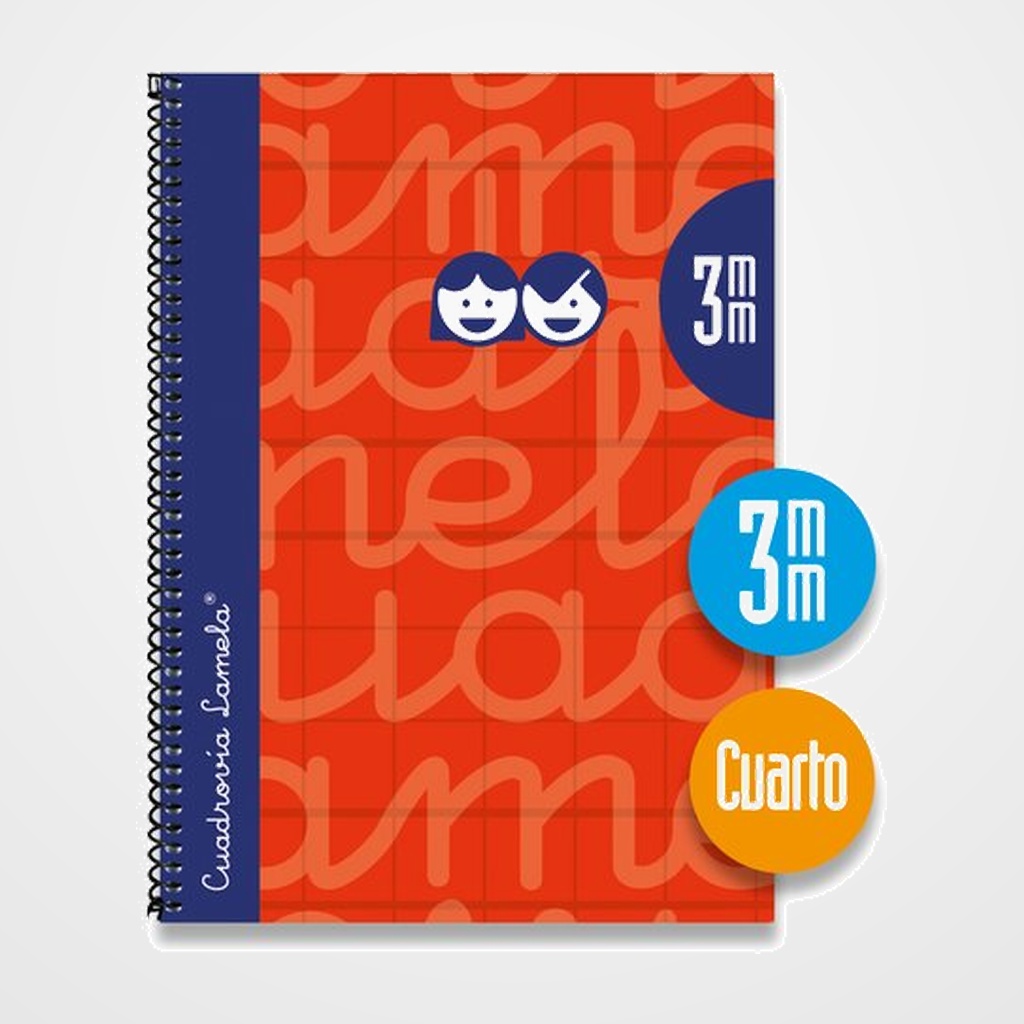 LAMELA BLOC tapa FORRADA 4º 80h CUADROVIA 3 mm ROJO