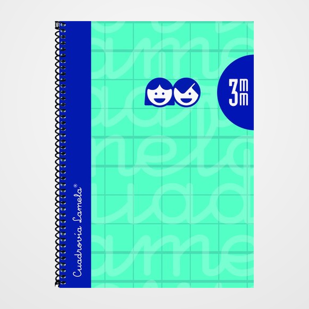 LAMELA BLOC tapa FORRADA 4º 80h CUADROVIA 3 mm TURQUESA