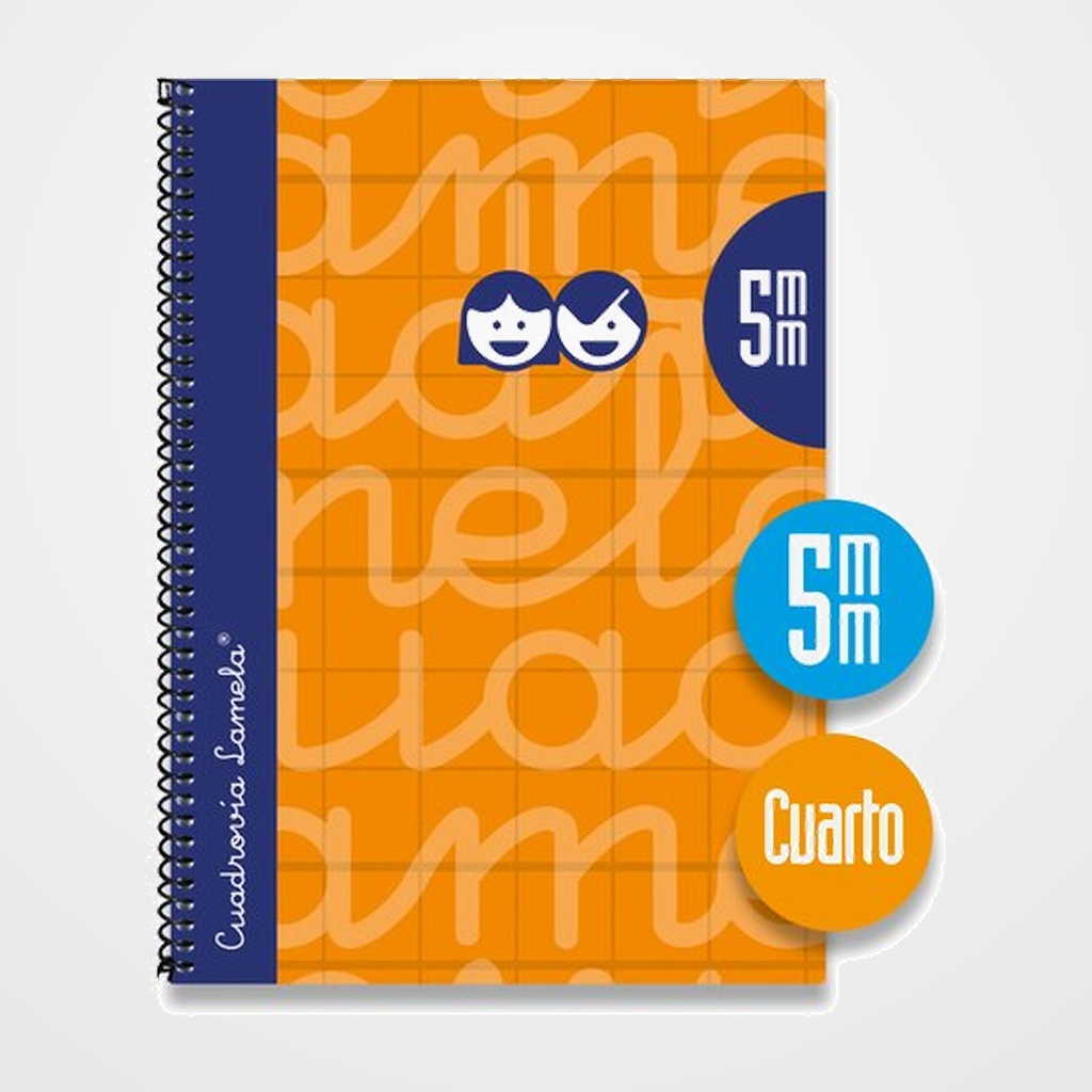 LAMELA BLOC tapa FORRADA 4º 80h CUADROVIA 5 mm NARANJA