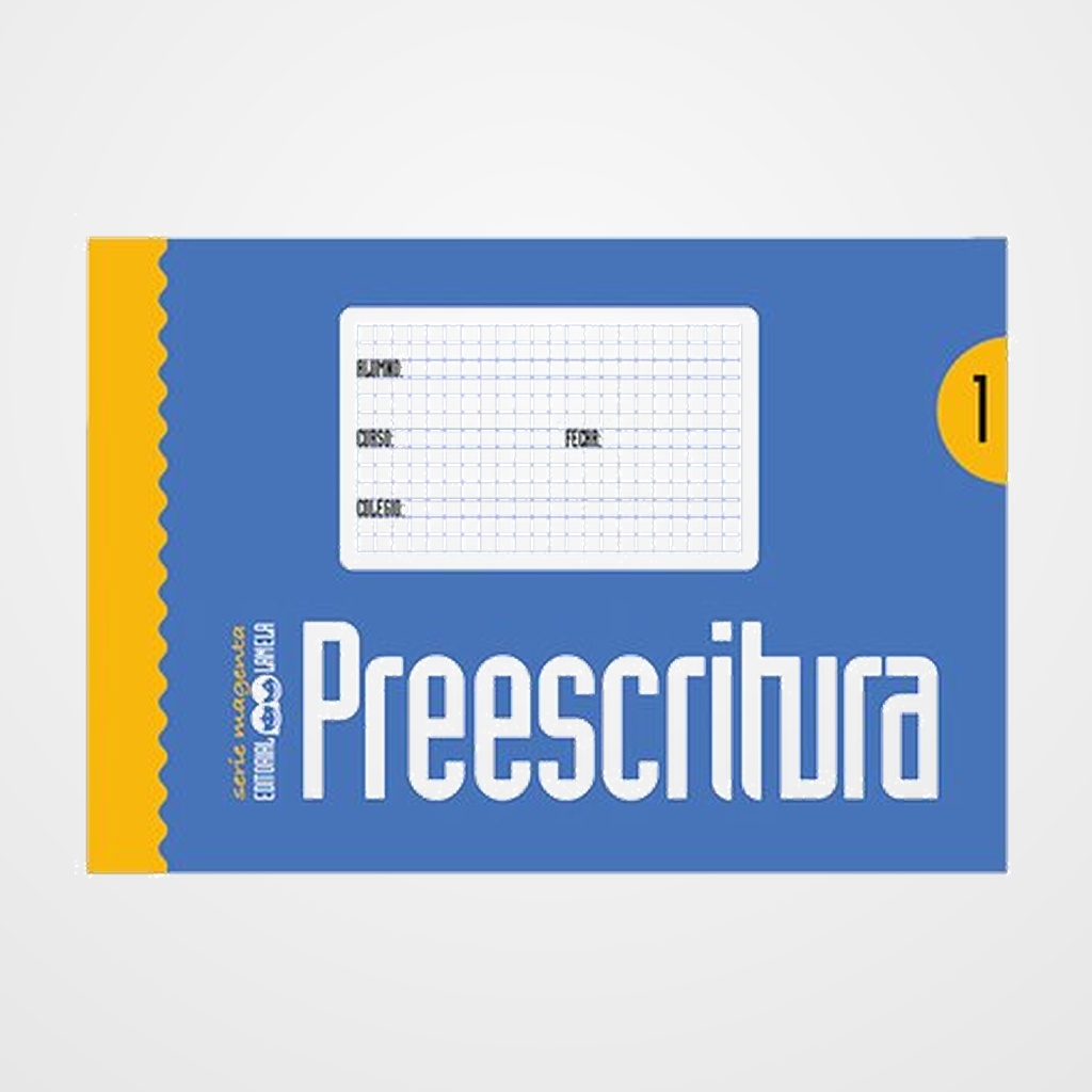 CUADERNO LAMELA PREESCRITURA Nº 1