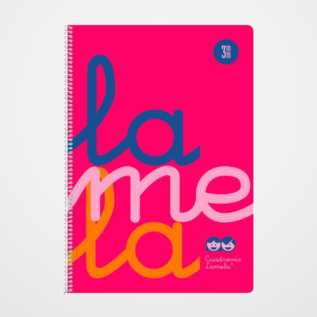 LAMELA BLOC tapa POLIPROPILENO Fº 80h CUADROVIA 3 mm ROSA