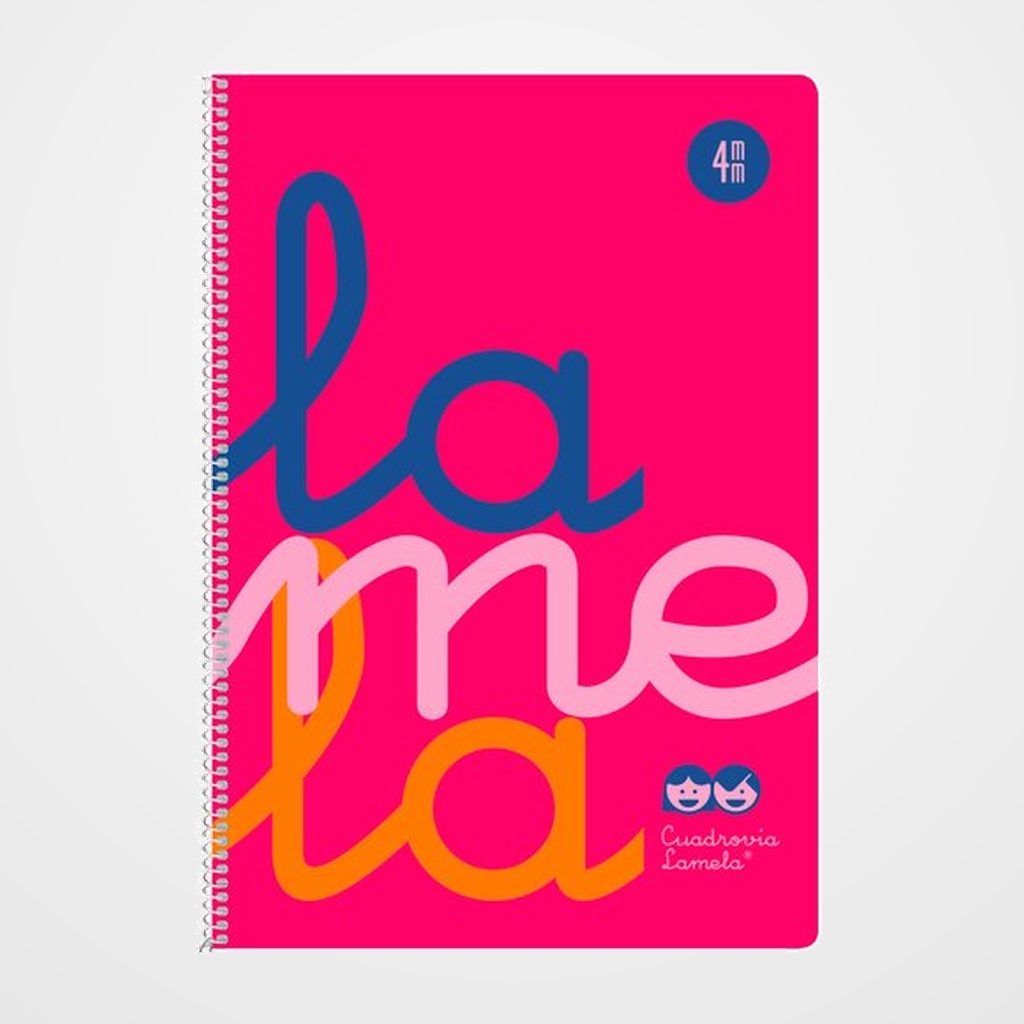 LAMELA BLOC tapa POLIPROPILENO Fº 80h CUADROVIA 4 mm ROSA