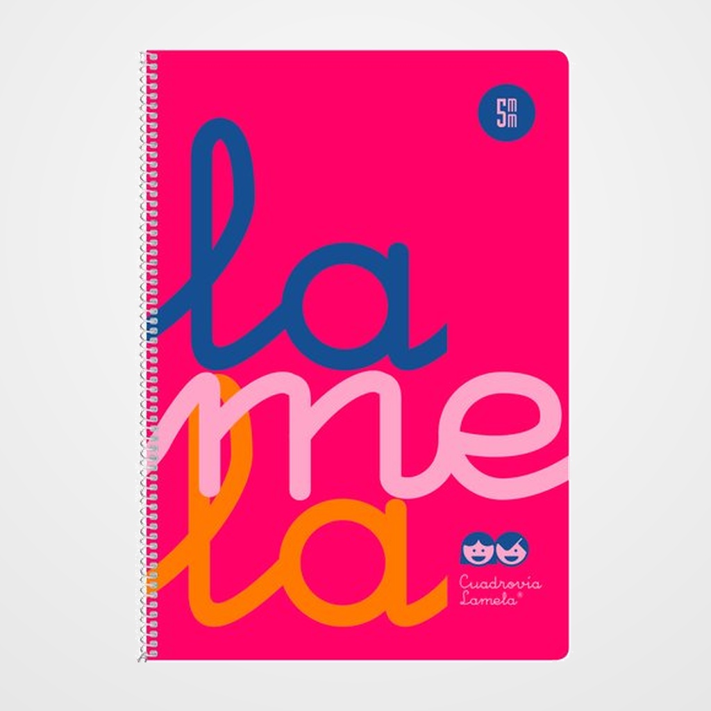 LAMELA BLOC tapa POLIPROPILENO Fº 80h CUADROVIA 5 mm ROSA