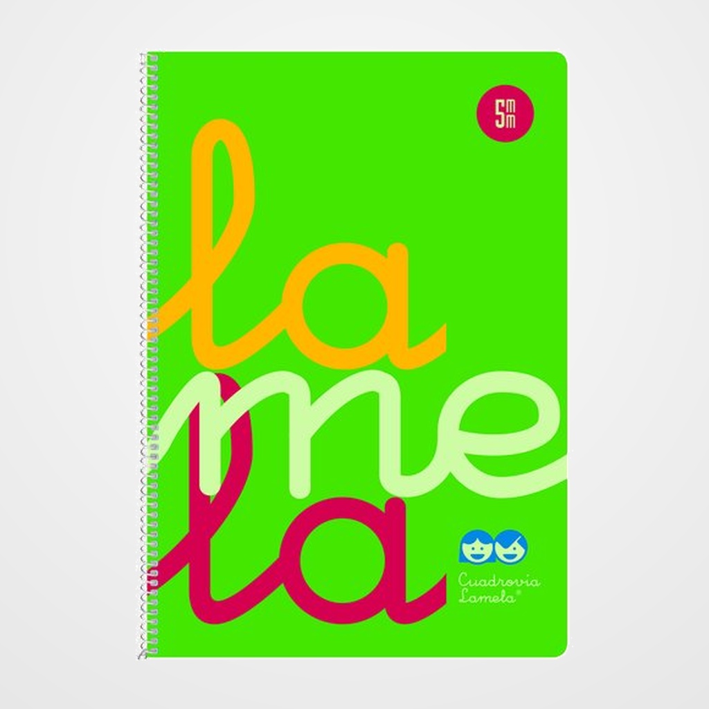 LAMELA BLOC tapa POLIPROPILENO Fº 80h CUADROVIA 5 mm VERDE