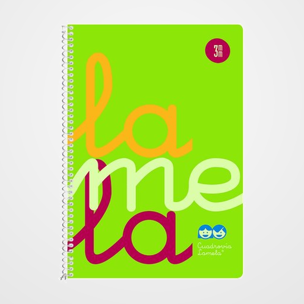 LAMELA BLOC tapa POLIPROPILENO 4º 80h CUADROVIA 3 mm VERDE