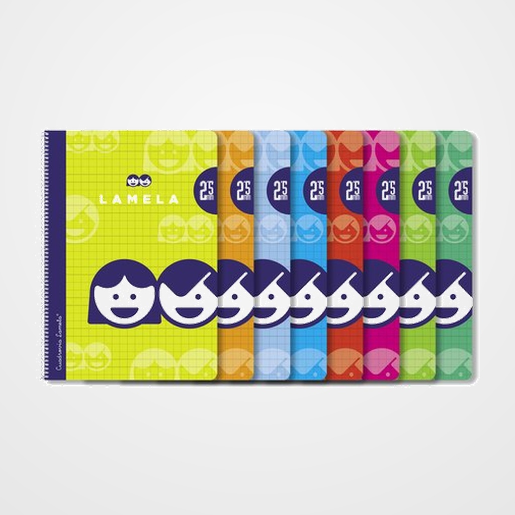 LAMELA BLOC tapa BLANDA 4º 40h CUADROVIA 2,5 mm (8 col.surt.)