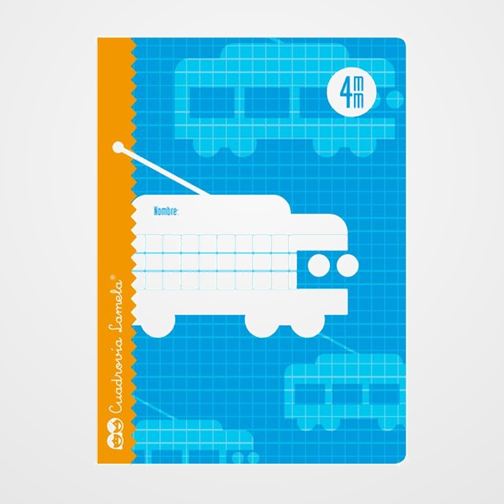 LAMELA LIBRETA GRAPADA 16h 4º  CUADROVIA 4 mm