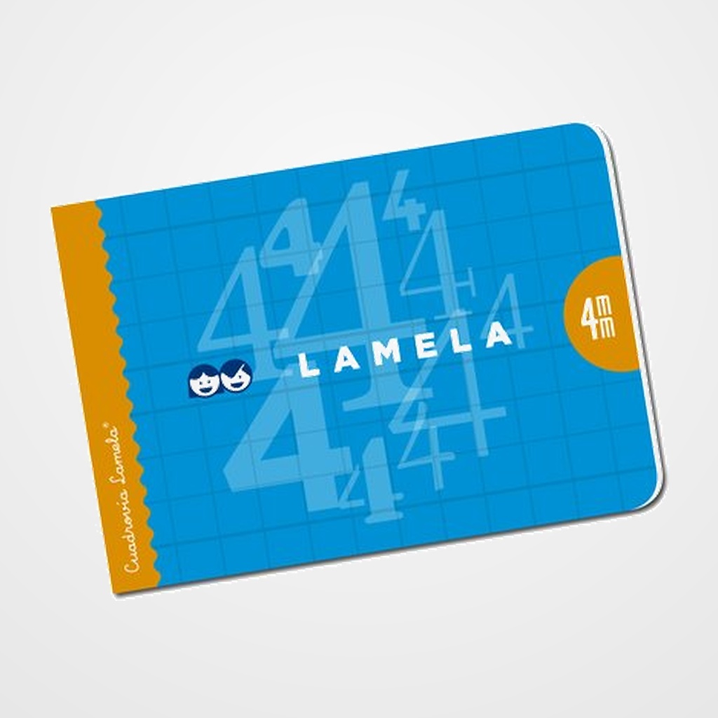 [79801066] LAMELA LIBRETA GRAPADA 30h 4º APAISADO CUADROVIA 4 mm