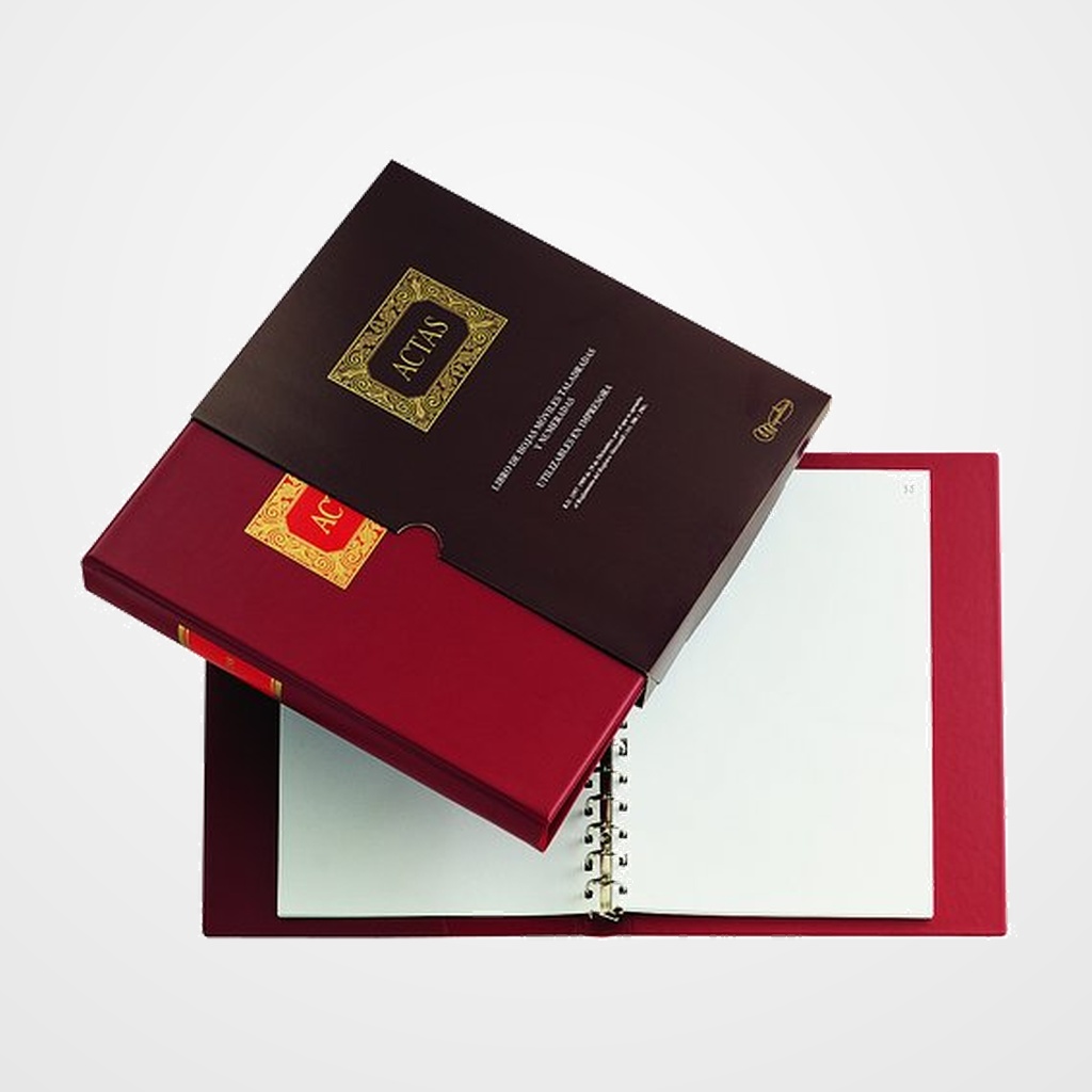 LIBRO CONTABILIDAD A4 100 HOJAS MOV. ACTAS