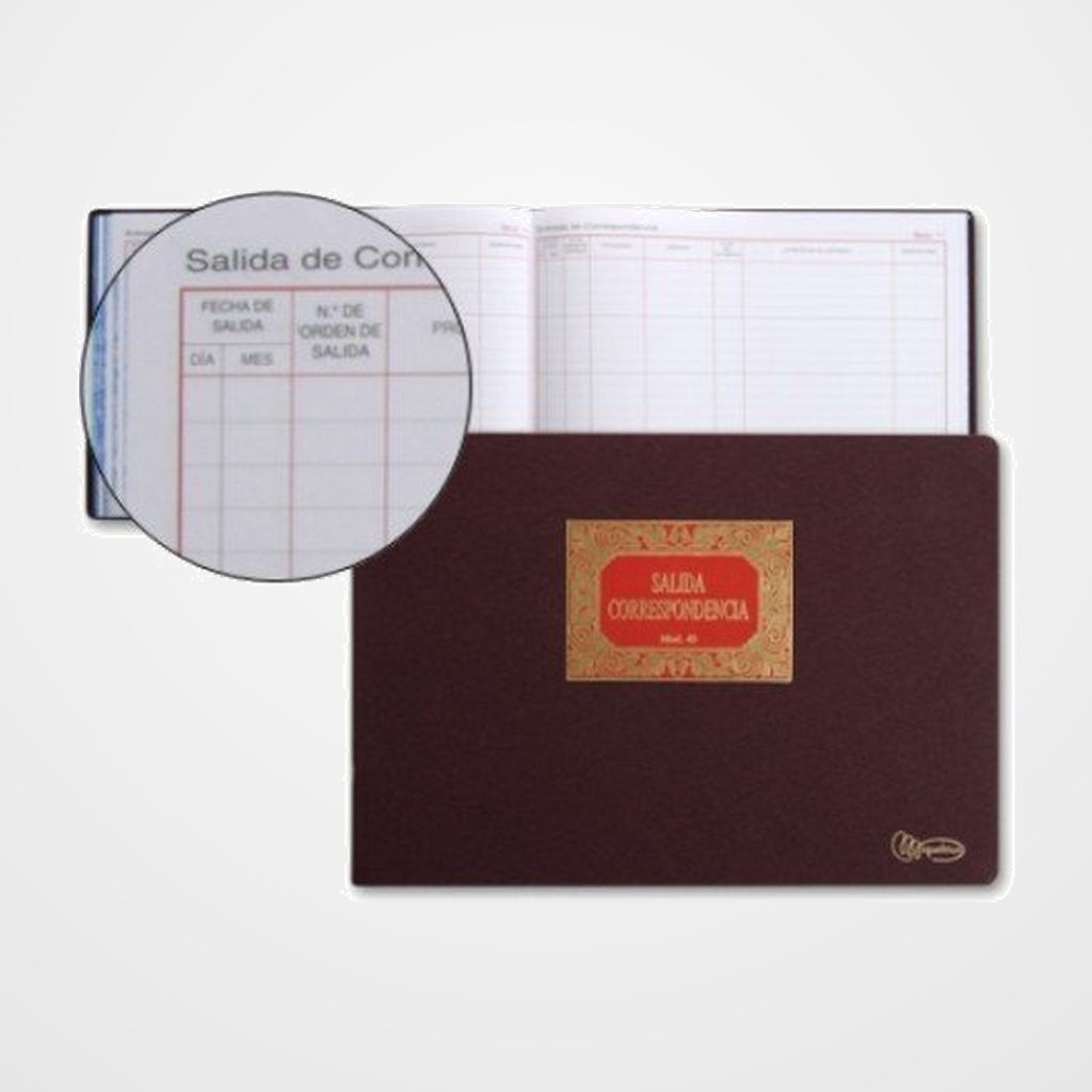 LIBRO CONTABILIDAD Fº Nº 43 SALIDA CORRESPONDENCIA