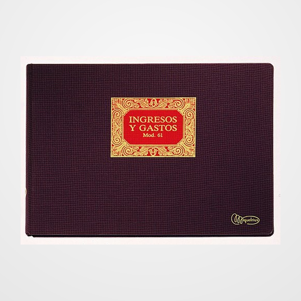 LIBRO CONTABILIDAD Fº Nº 61 INGRESOS Y GASTOS