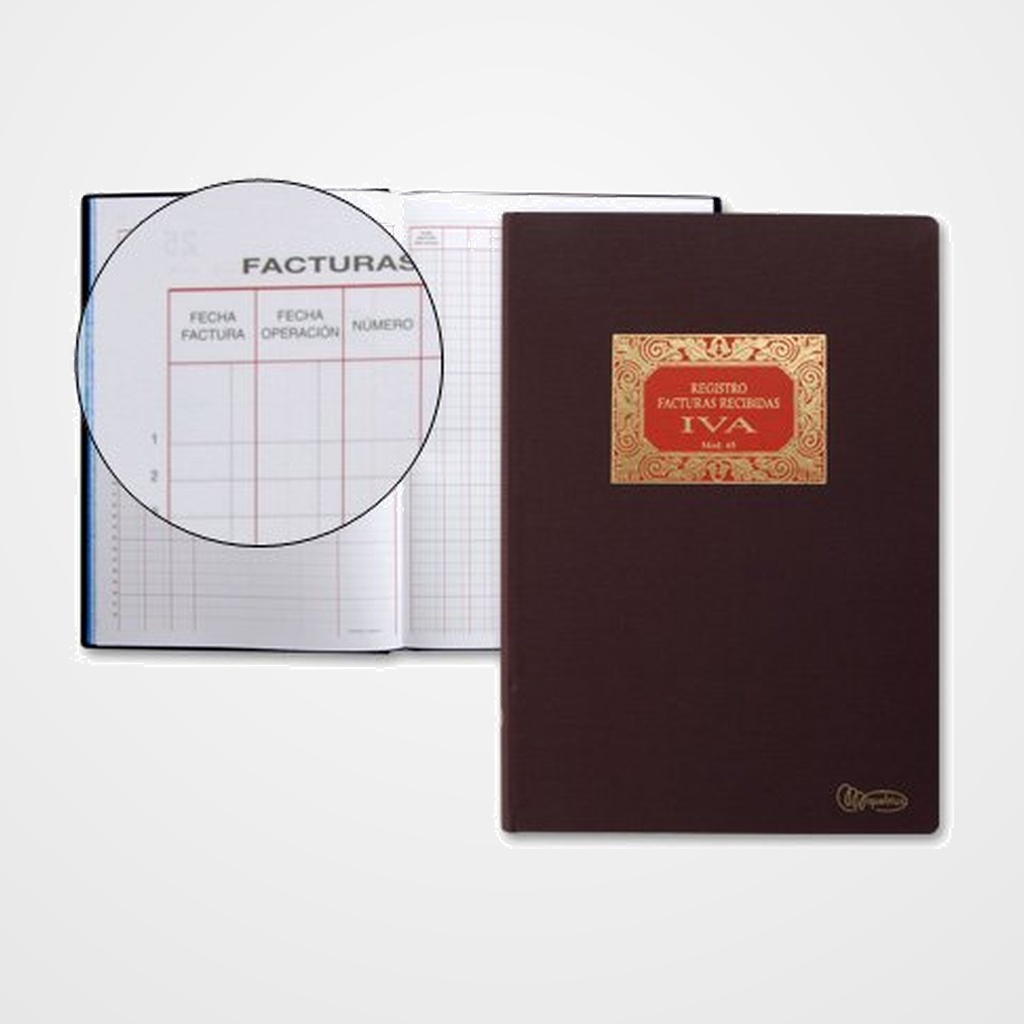 LIBRO CONTABILIDAD Fº Nº 65 FACTURAS RECIBIDAS