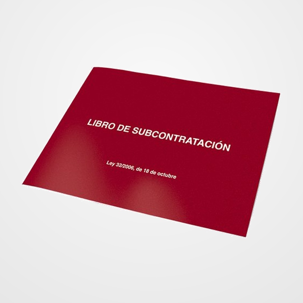 LIBRO SUBCONTRATACION DOHE (NUEVO) A4 APAISADO 10H CASTELLANO