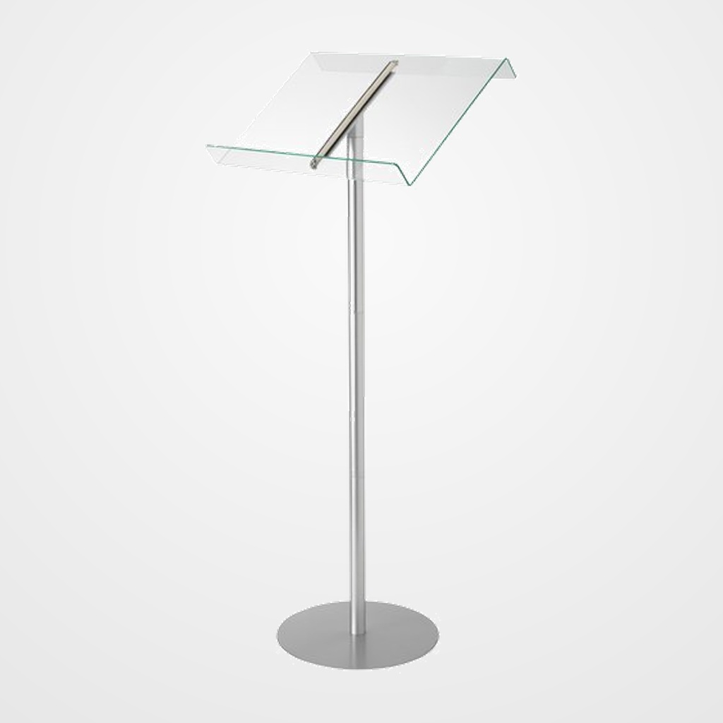 ATRIL PORTATIL DEFLECT-O ACRILICO CON SOPORTE ALUMINIO