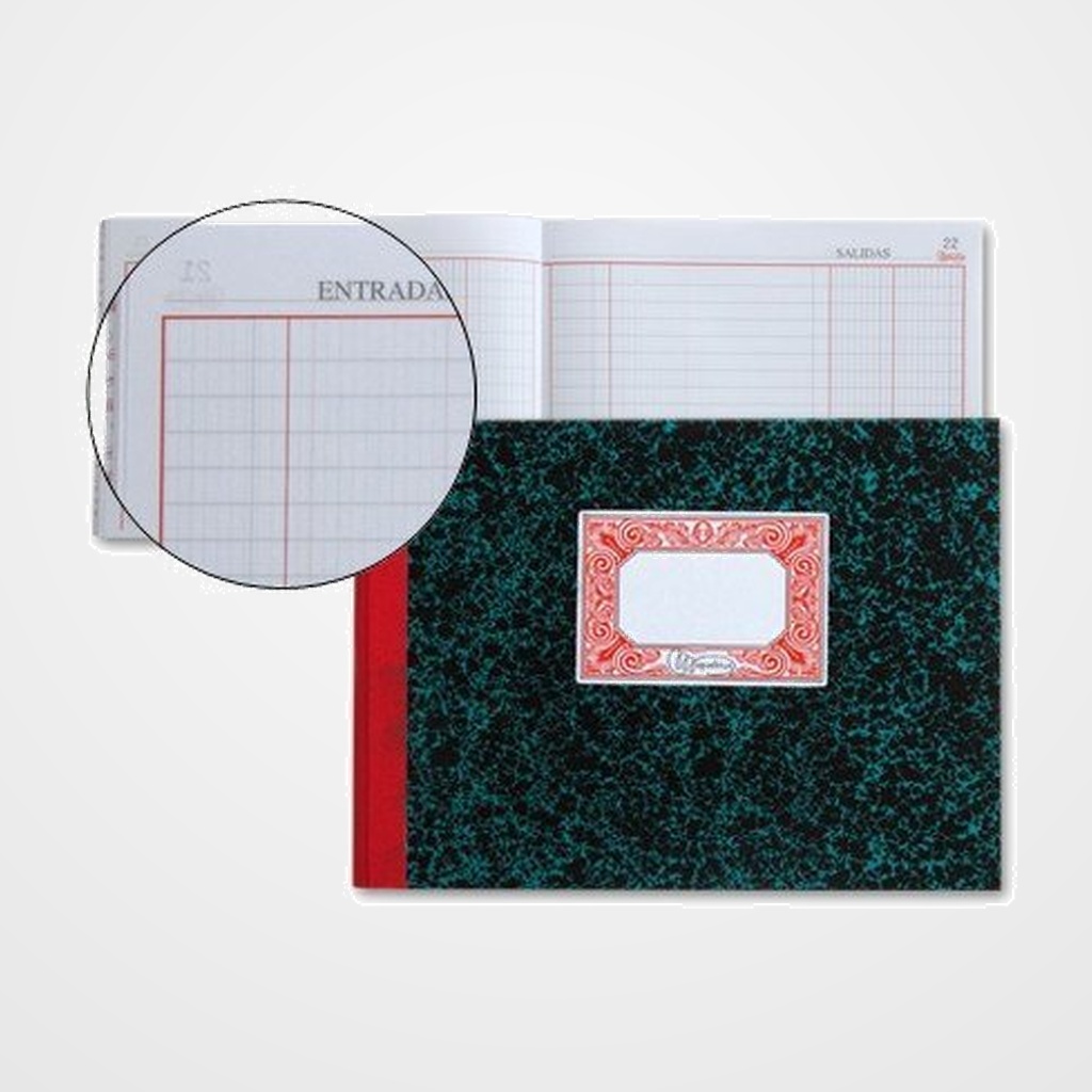 CARTONE 4º 100 HOJAS CAJA APDO. ENTRADAS-SALIDAS