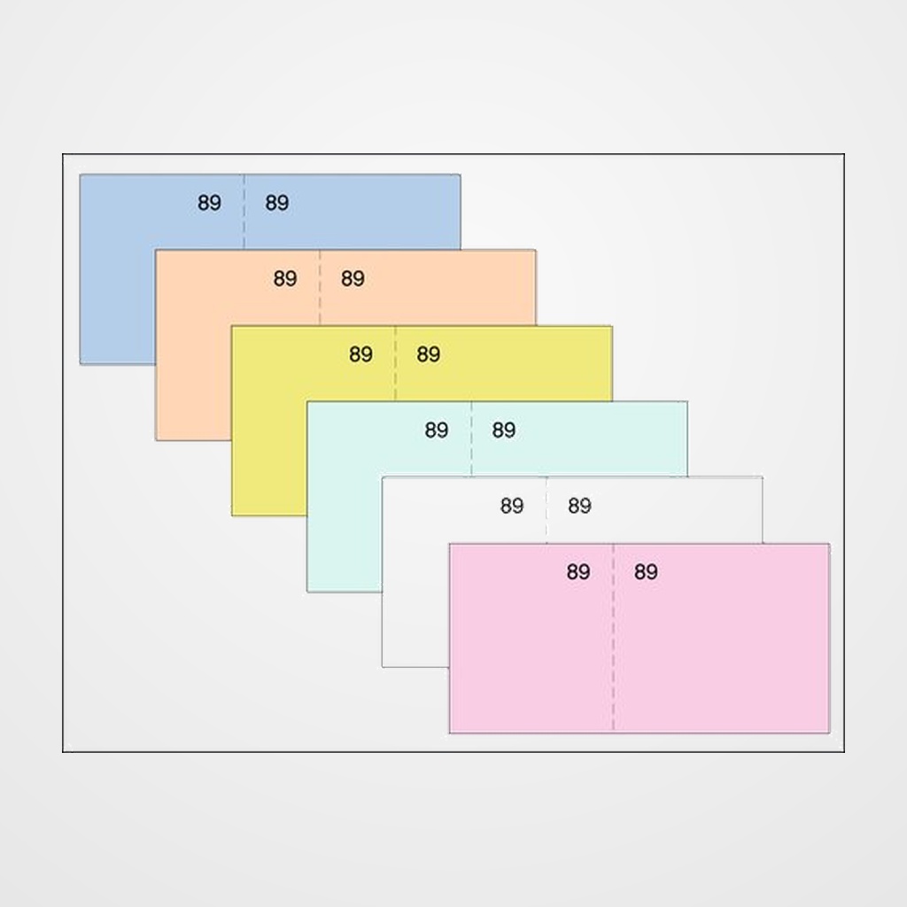 TALONARIO CAJA 6 DE 4º NUMERADOS LOAN ROSA