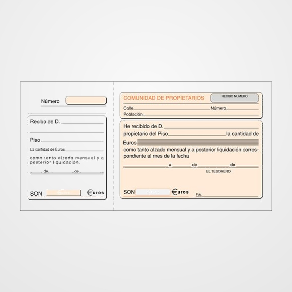 TALONARIO COMUNIDAD PROPIETARIOS LOAN