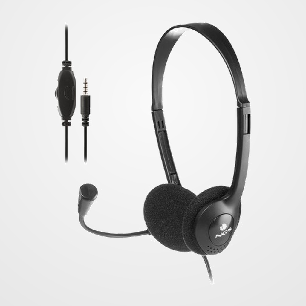 [42502289] AURICULARES CON MICRO NGS MS103MAX 1 JACK