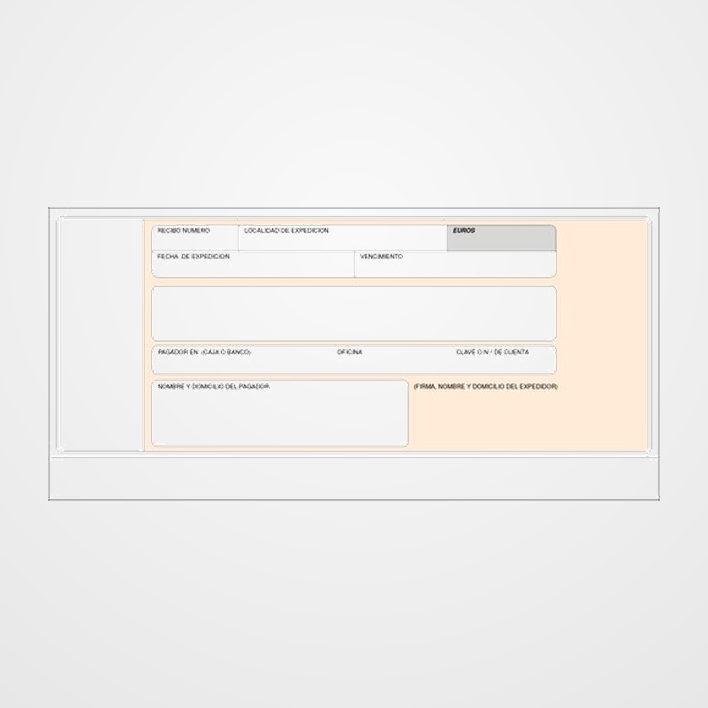 TALONARIO RECIBOS NORMALIZADOS BANCO LOAN