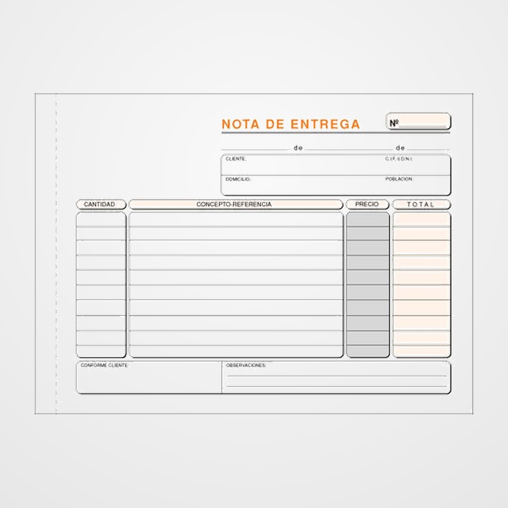 TALONARIO ENTREGAS 4º APDO DUPLI LOAN