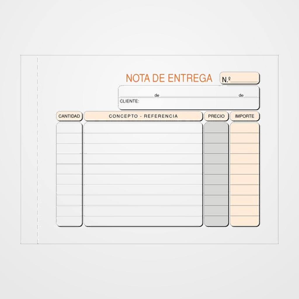TALONARIO ENTREGAS 8º APAISADO LOAN