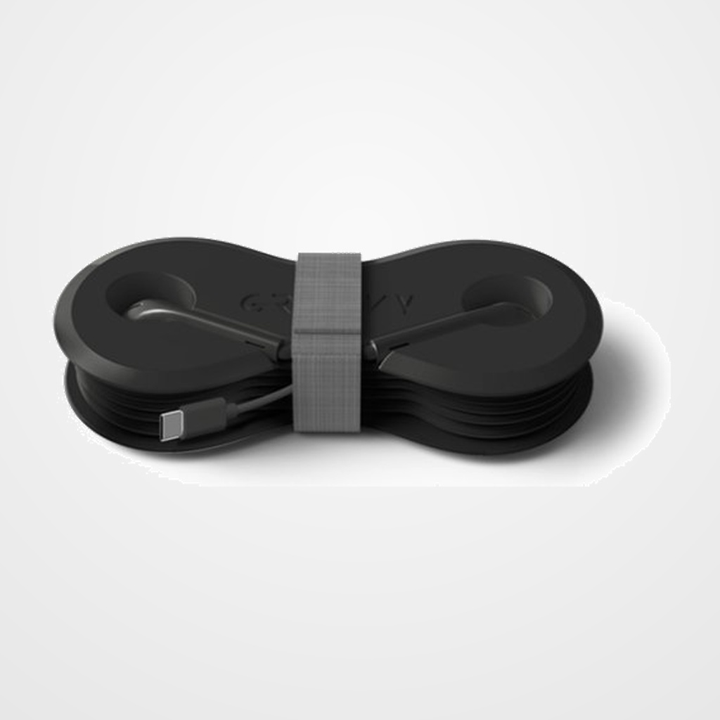 AURICULARES GROOVY DE BOTON CON CONECTOR USB-C MICROFONO INTEGRADO NEGRO