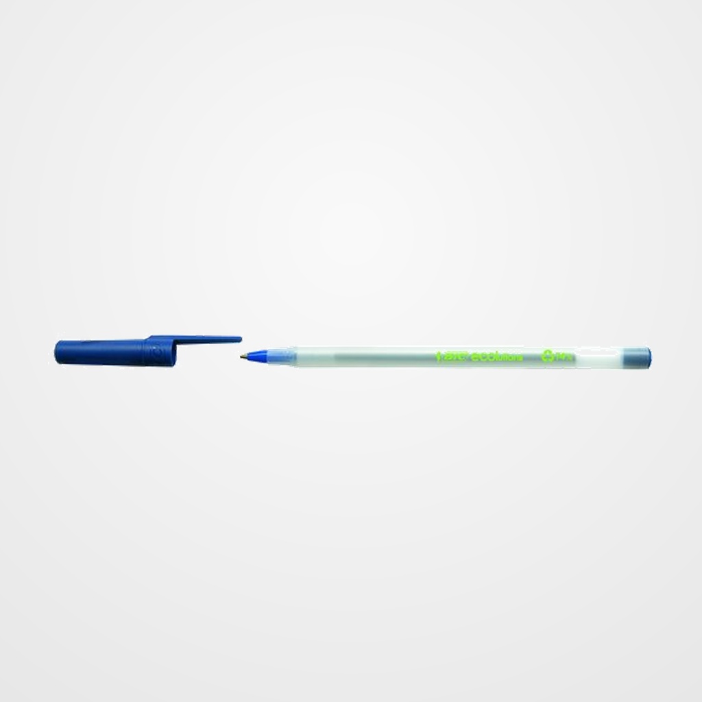 BOLIGRAFO BIC ECOLUTIONS ROUND STIC AZUL
