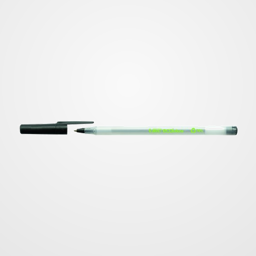 BOLIGRAFO BIC ECOLUTIONS ROUND STIC NEGRO