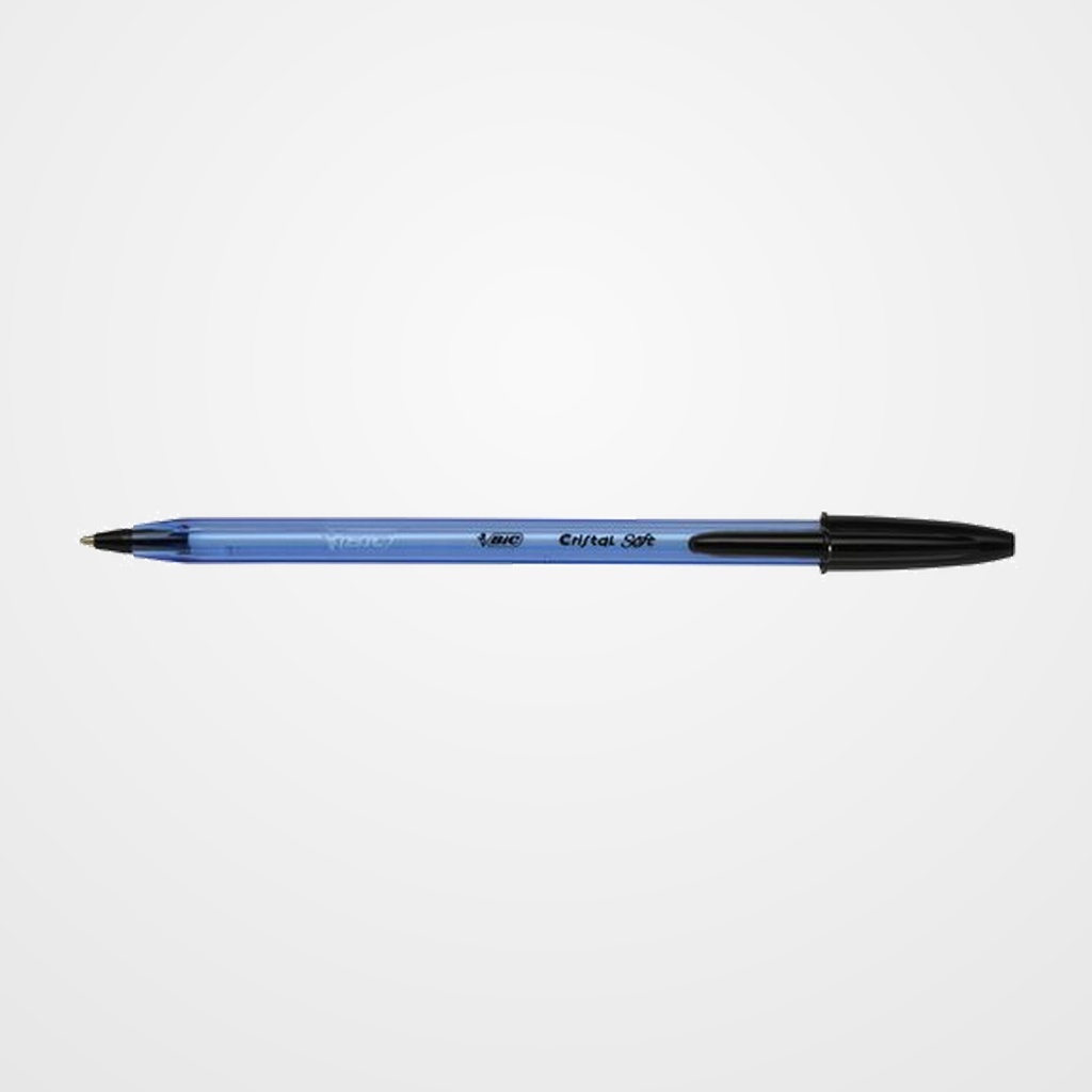 BOLIGRAFO BIC CRISTAL  SOFT NEGRO