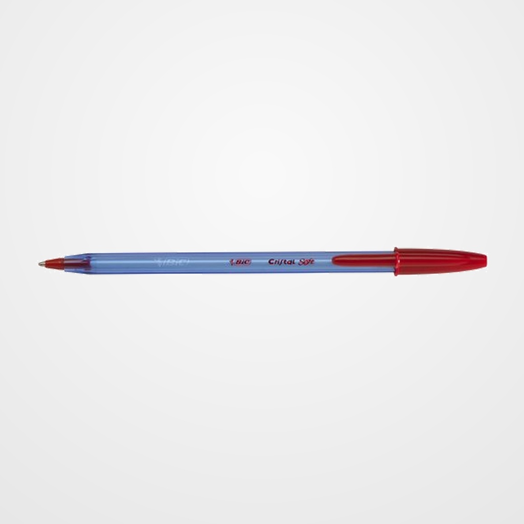 BOLIGRAFO BIC CRISTAL  SOFT ROJO