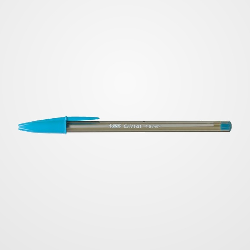 BOLIGRAFO BIC CRISTAL FUN AZUL CLARO