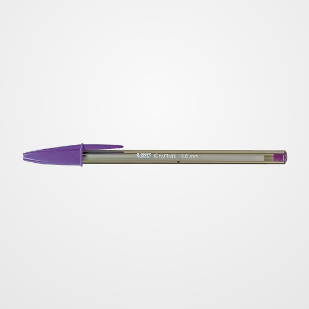 BOLIGRAFO BIC CRISTAL FUN LILA