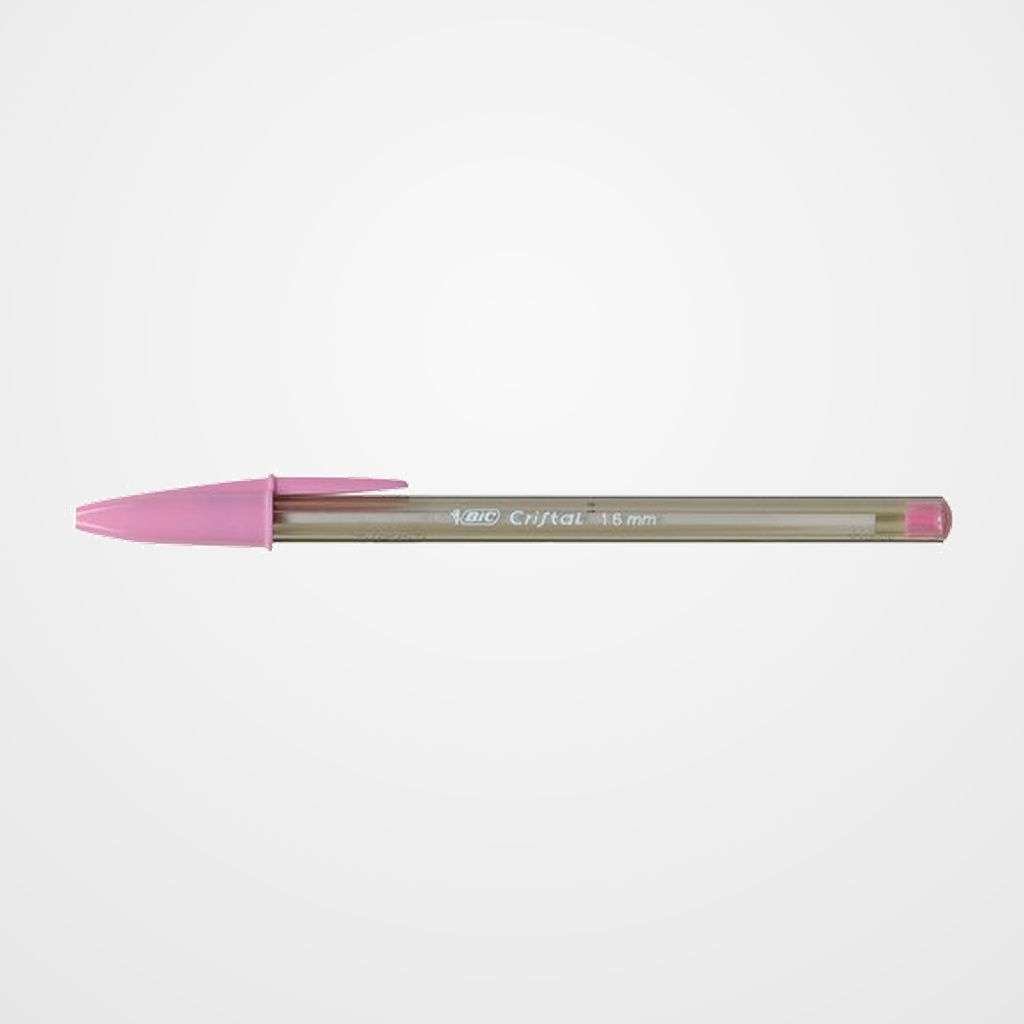 BOLIGRAFO BIC CRISTAL FUN ROSA