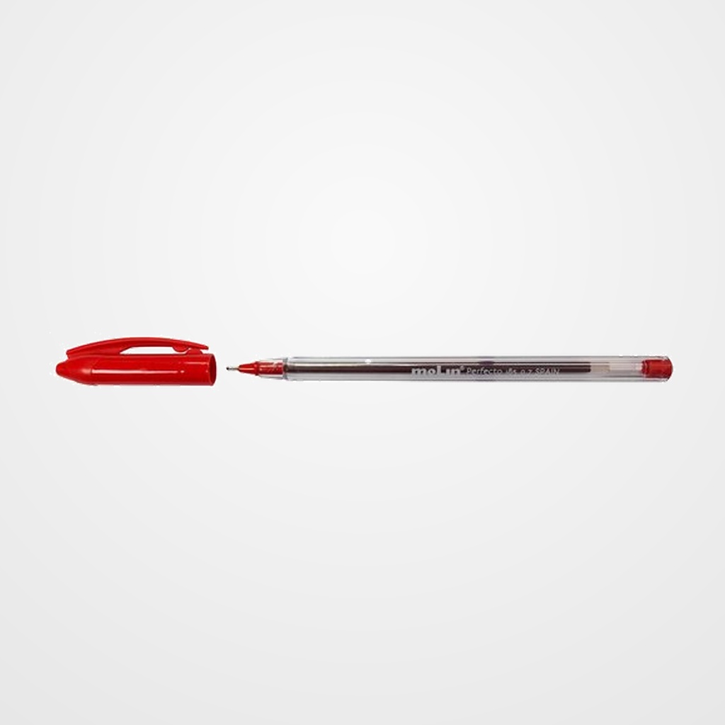 BOLIGRAFO MOLIN BCT185 PUNTA AGUJA ROJO