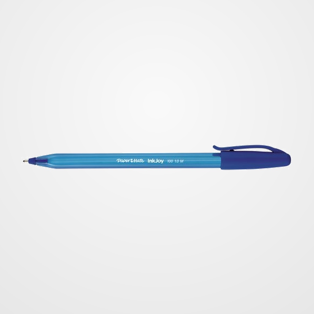 BOLIGRAFO PAPER MATE INKJOY 100 CAP AZUL