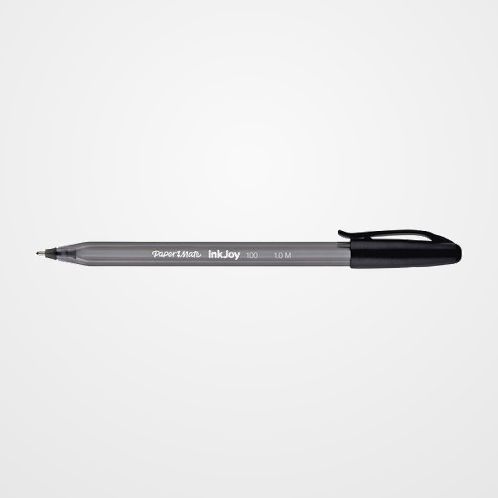 BOLIGRAFO PAPER MATE INKJOY 100 CAP NEGRO