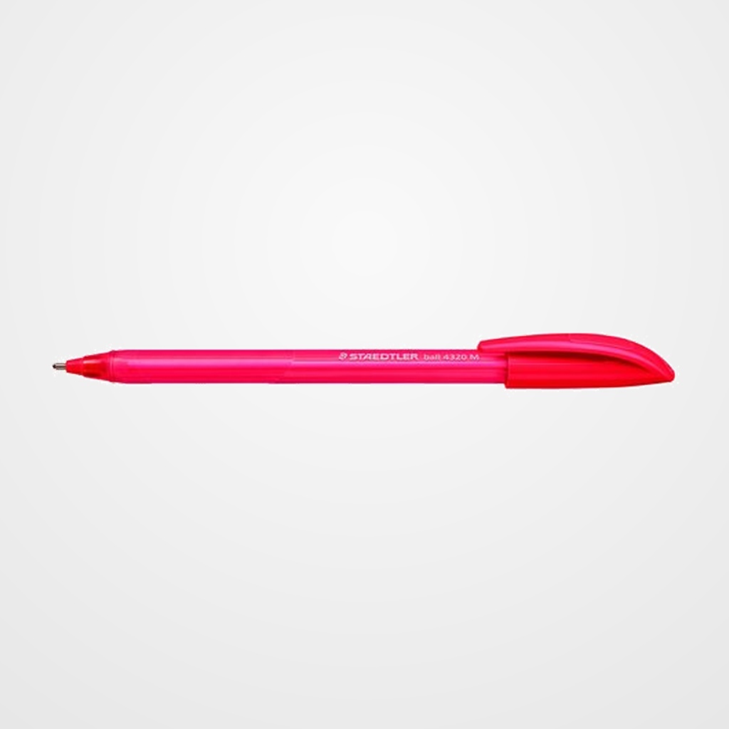 BOLIGRAFO STAEDTLER 4320 MEDIO ROJO