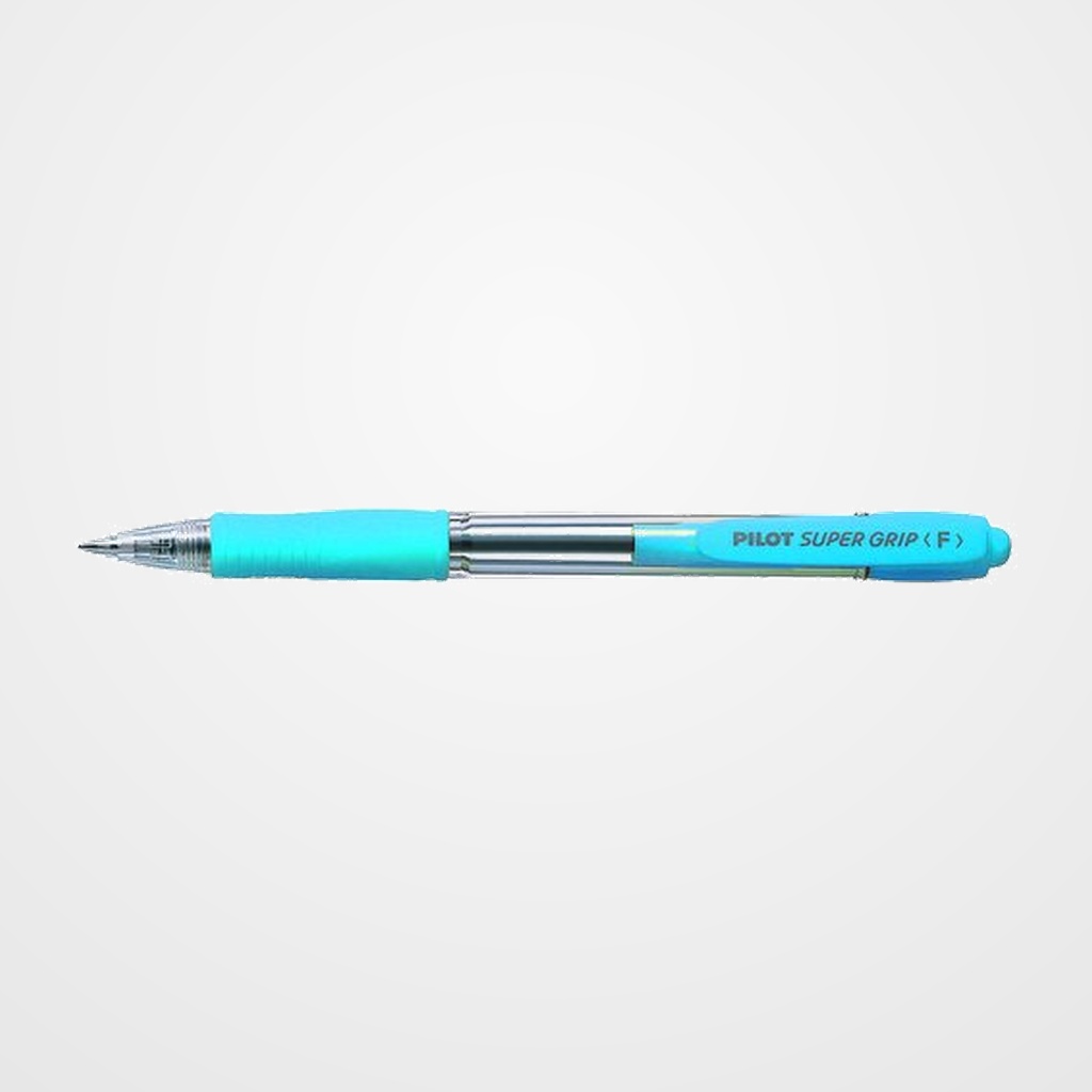 [10102722] BOLIGRAFO RT. PILOT SUPERGRIP  AZUL CLARO (tinta azul)